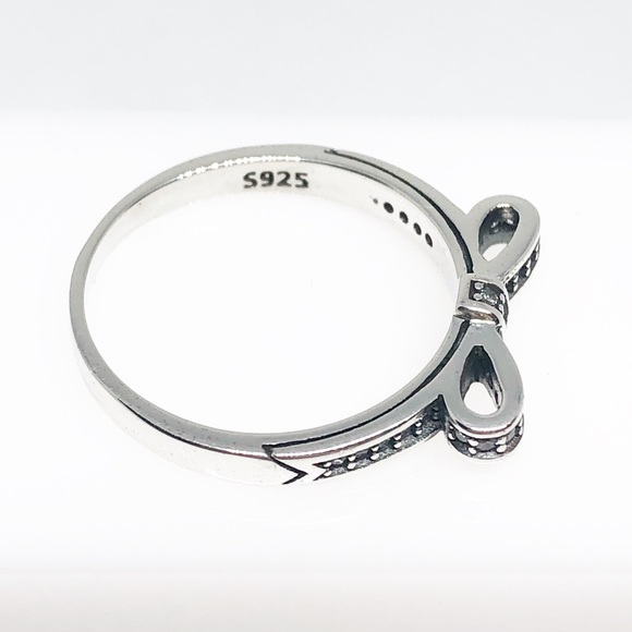 πSterling silver bow ring - Picture 6 of 6